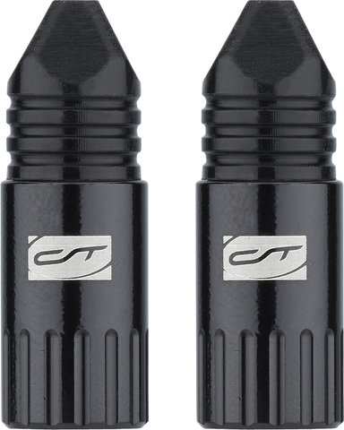 CONTEC Adaptador de válvulas para montaje Tubeless FastAir TL MTB - 2 piezas - negro