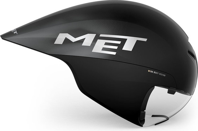 MET Casco Drone Wide Body II - black metallic glossy/54 - 58 cm