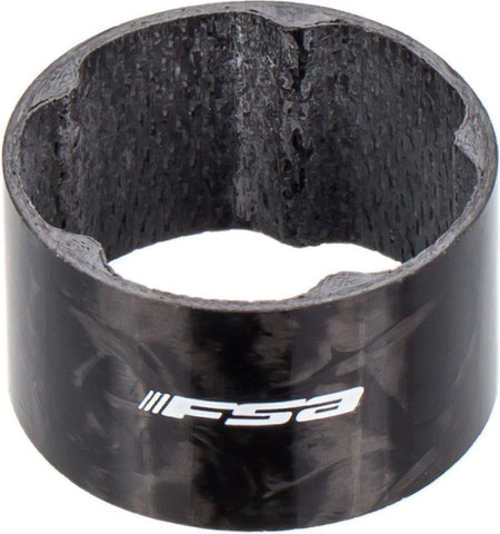 FSA Espaciador Carbon 1 1/8" con fresados - UD Carbon/20 mm