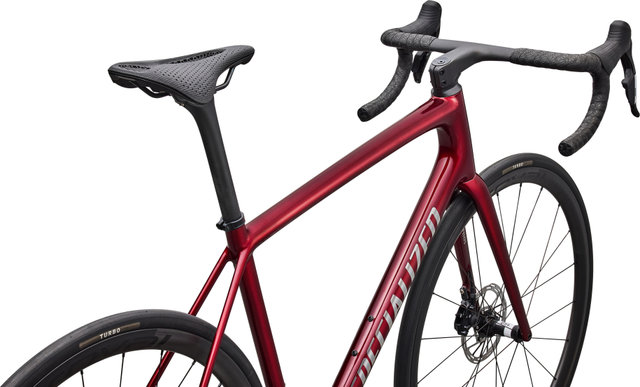 Specialized Aethos Pro AXS Carbon 28" Rennrad - gloss red sky-chrome | 165,0 mm | 50 mm | XS | 28"
