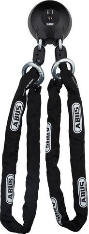 ABUS Anclaje de pared WCH + cadenas de inserción ACH 9KS TwinChain - black