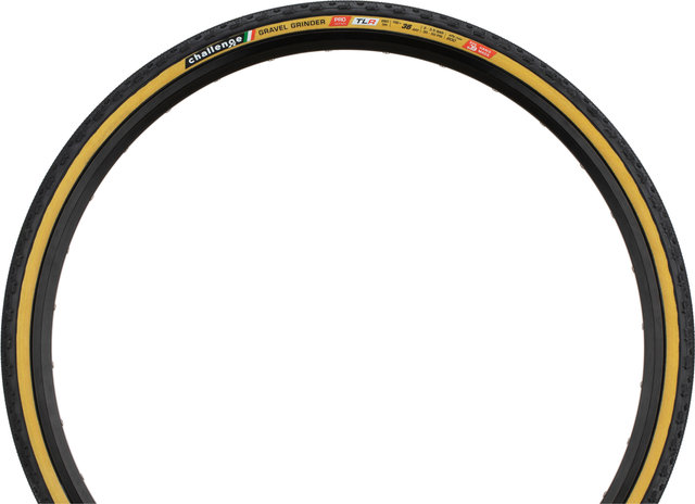 Challenge Gravel Grinder Pro Handmade TLR 28" Faltreifen - schwarz-braun/28 "/36 mm/36-622