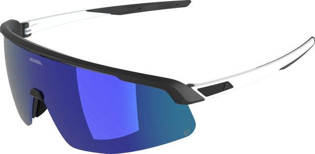 Alpina Turbo Pro Q Sportbrille - black-white matt | blue