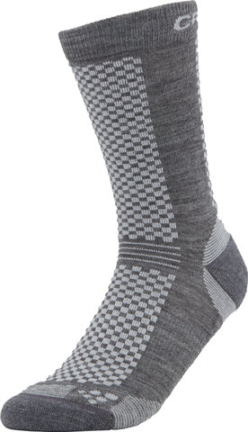 Craft Warm Mid Socken 2er Pack - granite-platinum | 40 - 42