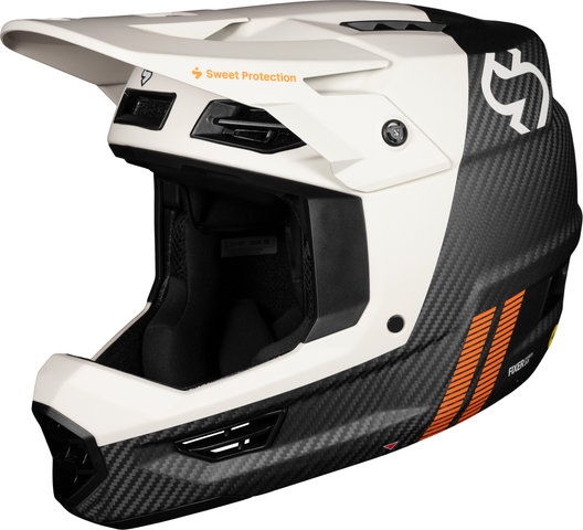 Sweet Protection Fixer Carbon 2Vi MIPS Fullface Helmet - bronco white carbon/55 - 56 cm