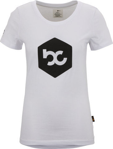 bc basic Camiseta para damas con logotipo Women T-Shirt Logo - white/S