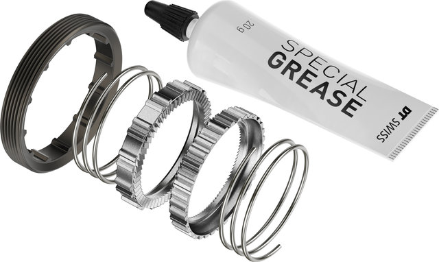 DT Swiss Anti Pedal Kickback Umrüstkit DEG DF für E-MTB - schwarz/Ratchet DEG 72/90