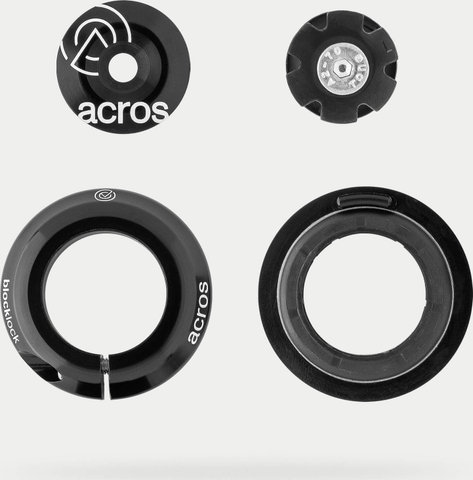 Acros Partie Supérieur de Direction ZS44/28,6 Blocklock Angle Braquage 135° - noir