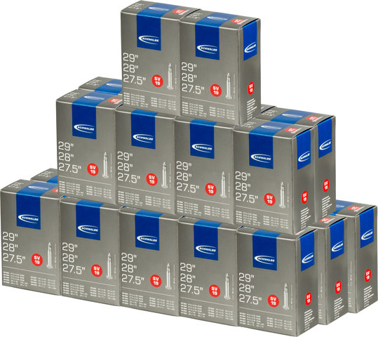 Schwalbe Chambre à Air 19 pour 27,5" / 28" /29" - 25 pièces - universal/50-584 à 40-635/Valve Presta (SV)/28 x 1,5-2,35 SV 40 mm/40 