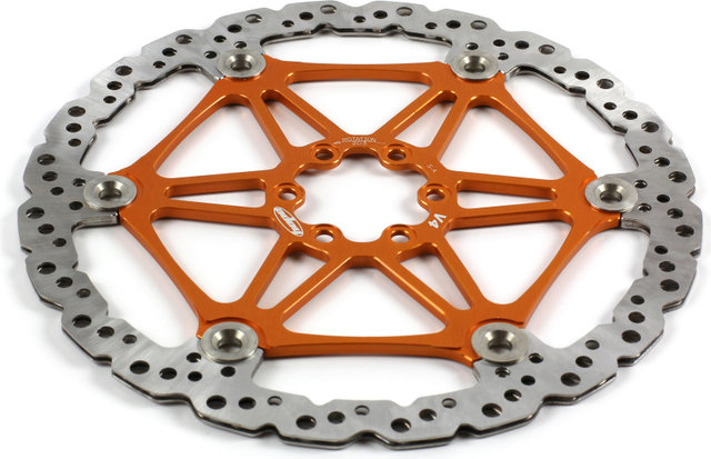 Hope Disco frenos V4 6 agujeros Floating ventilación interna para Tech 3 V4 - orange | 203 mm