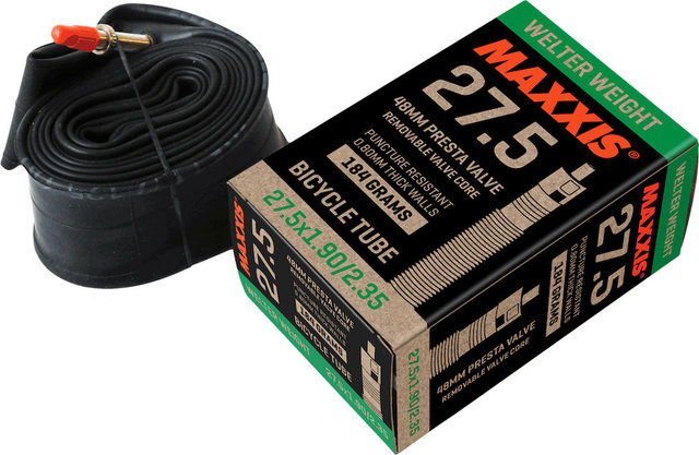 Maxxis Cámara WelterWeight 29" - negro | Válvula Presta (SV) | 48 mm