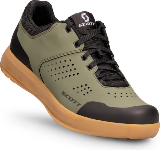 Scott Shr-alp Lace Flat Pedal MTB Flat Pedal Shoes - moss green-black | 41