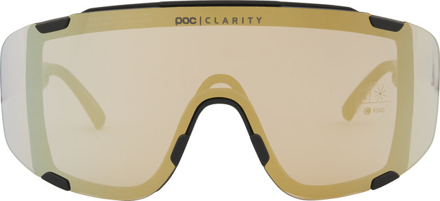 POC Gafas deportivas Devour Modelo 2024 - uranium black/clarity road-partly sunny gold