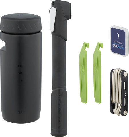 BBB CombiSet Tools & Tubes L BSB-64 Tool Box + Tool Set - black/630 ml