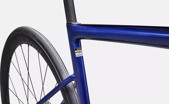 Specialized Vélo de route Tarmac SL8 Expert Di2 28" en carbone - gloss blue majesty metallic-dolomite metallic/170,0 mm/28"/S/47 mm Specialized Vélo de route Tarmac SL8 Expert Di2 28" en carbone - gloss blue majesty metallic-dolomite metallic/170,0 mm/28"/S/47 mm