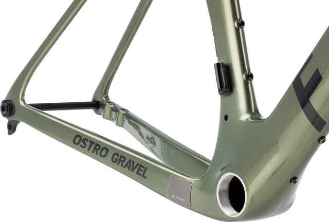 Factor OSTRO Gravel V.A.M. UDH Disc Shimano Carbon Rahmenkit - olive green | M | 27,5" (650B), 28" | 0 mm | 50 mm | 38 cm, 110 mm
