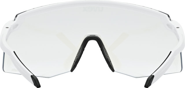 uvex uvex pace stage V lunettes de sport - white mat/mirror blue