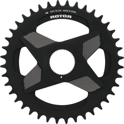 Rotor VEGAST 1-fach Kurbelgarnitur Direct Mount, noQ - anthrazit | 172,5 mm 40 Zähne Offset