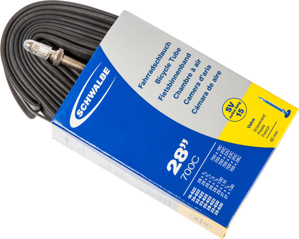 Schwalbe Chambre à Air 15 pour 28" - universal/18-622 à 25-630/Valve Presta (SV)/18/28-622/630 SV 60 mm/60 