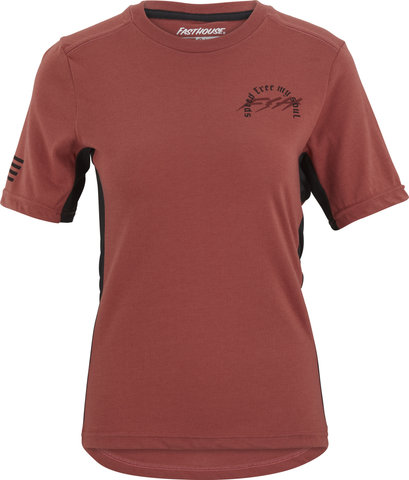 Fasthouse T-Shirt pour Dames Menace S/S Tech - mauve/M