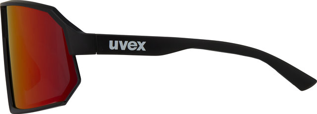 uvex Lunettes de Sport sportstyle 237 - black mat/mirror red