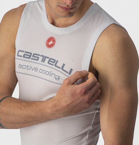 Castelli Camiseta interior Active Cooling Sleeveless - silver gray | M