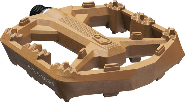 crankbrothers Pedales de plataforma Stamp 0 - brown/101 /102 /small