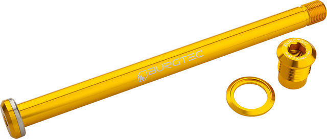 Burgtec Eje pasante trasero para Yeti MTB - burgtec bullion gold/148 mm