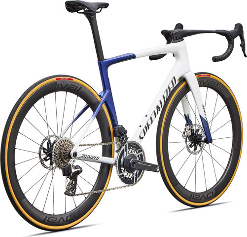 Specialized Tarmac SL9 S-Level AXS 28" Carbon Rennrad - gloss white-majesty blue metallic-black | 28" | 170,0 mm | 47 mm | M