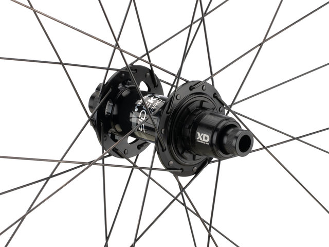 e*thirteen Grappler Sidekick Pro Flux 66 carbono 28 agujeros rueda trasera 27,5" - black | Boost | 148 mm | 27,5" (650B) | sólo rueda trasera | sólo rueda trasera | SRAM XD