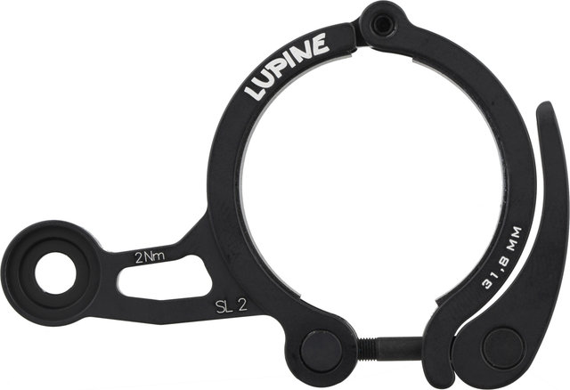 Lupine Soporte de cierre rápido para SL AF - negro/31,8 mm