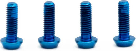 OAK Components Juego de Tornillos titanio M3x9 SRAM cojinete de palanca / Hope tapa - blue