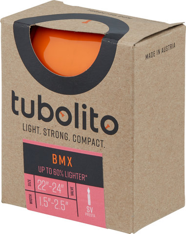tubolito Tubo-BMX Schlauch 22"/24" - orange/37-489 bis 64-507/SV/22-24 x 1,5-2,5 SV 42 mm/42 mm