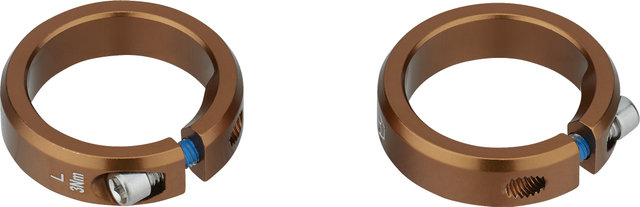 Peaty's Bagues de serrage Monarch Grips - bourbon