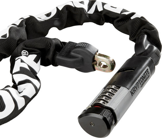Kryptonite Kryptolok 990 Combo Integrated Chain Lock - black-silver