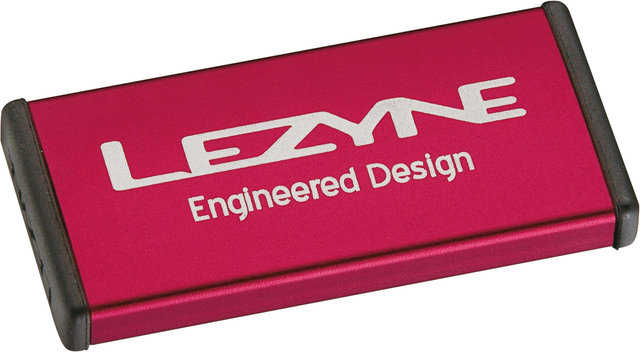 Lezyne Kit de reparación de metal - rojo