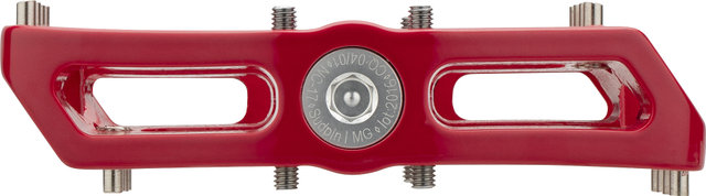 NC-17 Pedales de Plataforma Sudpin I MG S-Pro - rojo/105 mm/96 mm