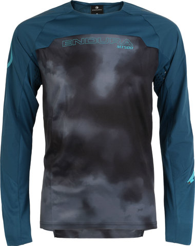 Endura MT500 Burner L/S Jersey - barra blue/L