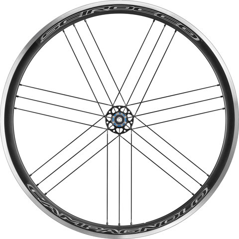Campagnolo Juego de ruedas Scirocco C17 - black/100 mm/130 mm/28"/Shimano carretera/100 mm/Shimano carretera/100 mm/130 mm