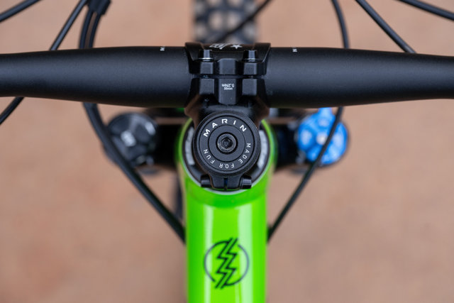 Marin Bikes Bicicleta Rift Zone Jr. 24 para niños - green-yellow fade | 152 mm | 24" | 42 mm