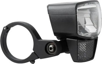 Axa Luz delantera NXT 130 E6-12V con aprobación StVZO - negro