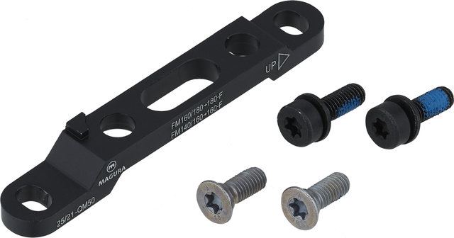 Magura Adaptador de frenos de disco para discos de 160 mm - negro/RD 140/160 sobre 160 FM