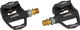 Exustar Pedales de clip E-PR200CKTi Titan Carbon - negro