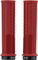 Peaty's Monarch Grips Mushroom Lock-On Handlebar Grips - red/thin
