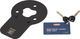 ABUS Anclaje de pared WCH + cadenas de inserción ACH 9KS TwinChain - black