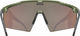 uvex flowline Brille - olive matt | mirror gold