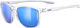 uvex LGL 52 Brille - clear/mirror blue