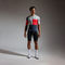 GORE Wear Swiftride Block S/S Jersey - lab graphite - lab red | M