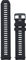 Garmin 22 Silicone Replacement Watch Band for Instinct 2 - black