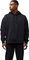 Fox Head Wordmark Oversized Fleece Pullover - black/M